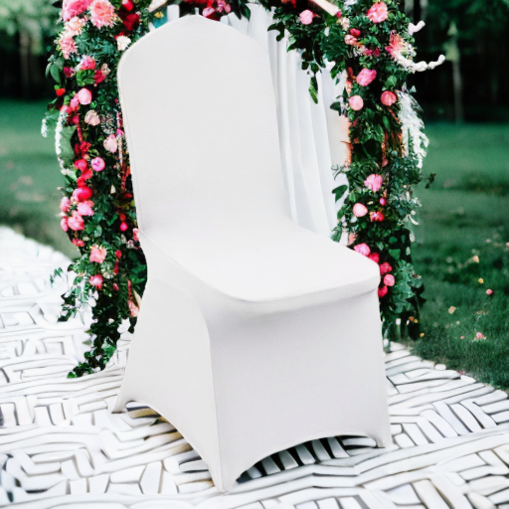 White chair cover rentals sale
